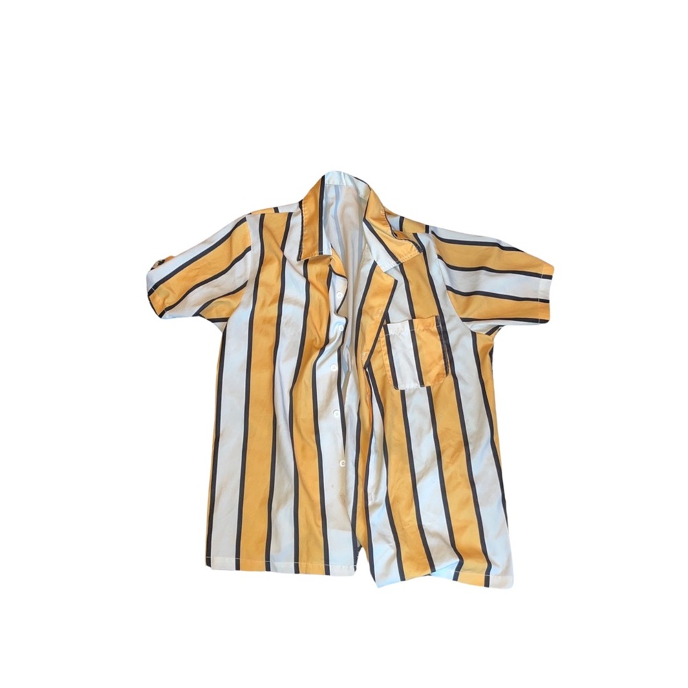 Retro Striped Button Down